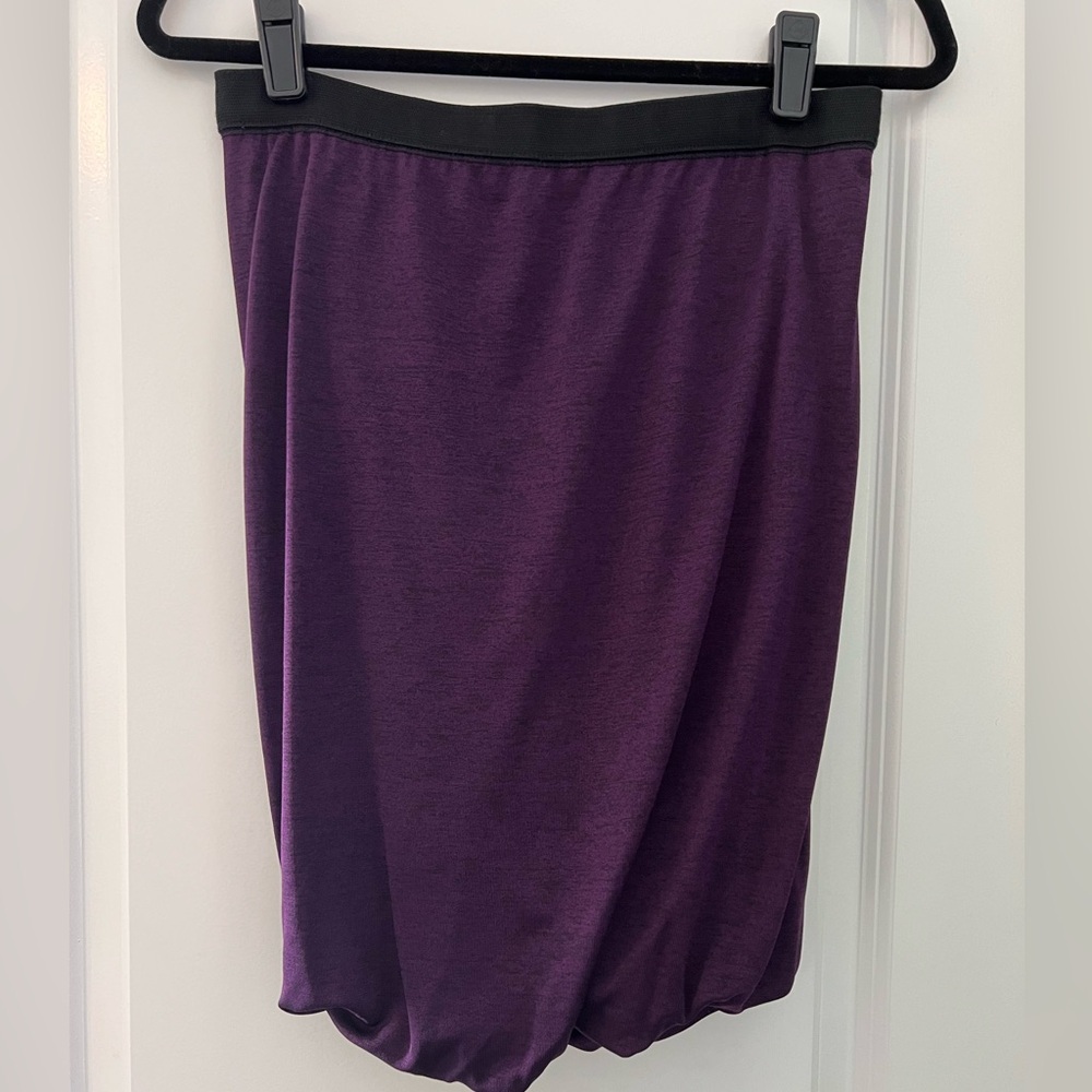 T Alexander Wang Purple Twist Pencil Skirt Sz M